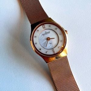 Skagen Petite Rose Gold Watch